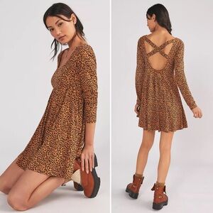 Anthropologie x Daily Practice Square Neck Mini Dress